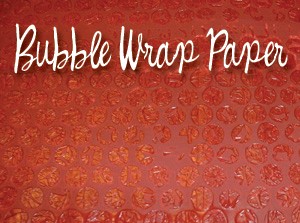 bubble wrap textured paper tutorial from Muse of the Morning