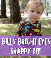 snappy tee for big baby heads, snaps at the shoulder sewing pattern