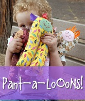 pantaloOoOns soft toy, baby chewy, rattle sewing pattern