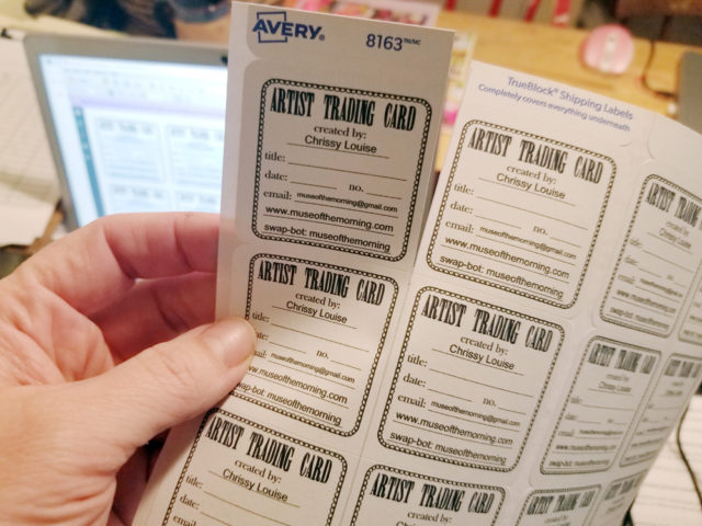 Free Printable – ATC Labels – Muse of the Morning ~ PDF Sewing ...